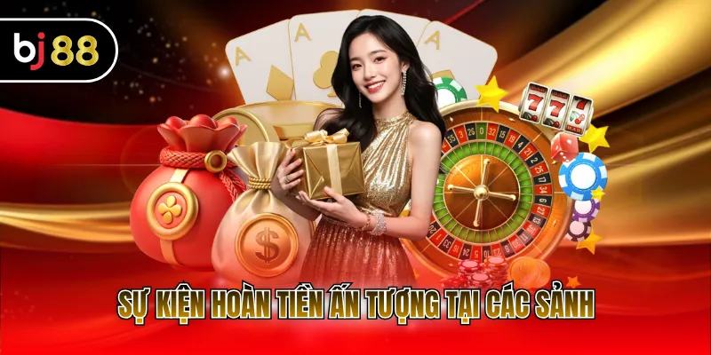 Sự kiện hoàn tiền ấn tượng tại các sảnh